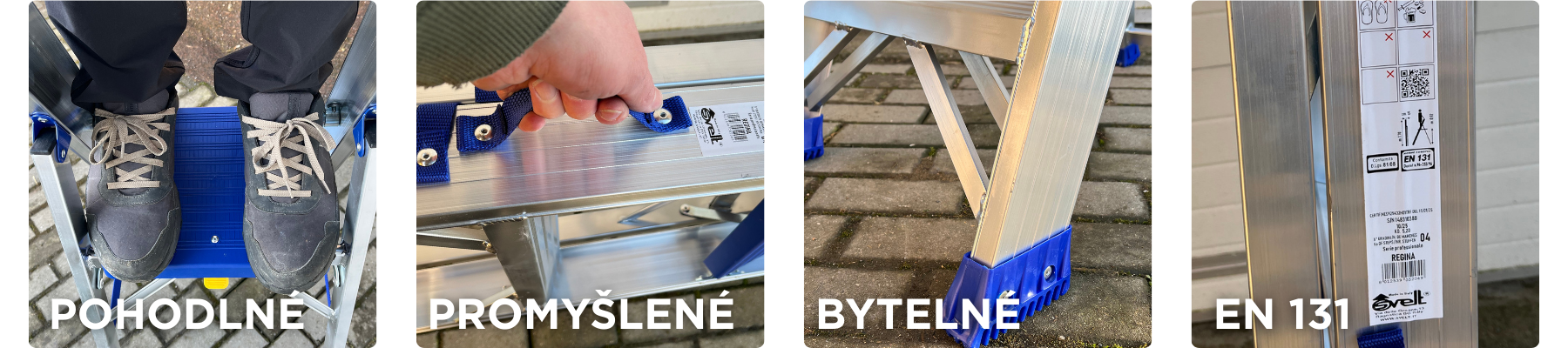 REGINA  hlinikove schudky s plošinou Svelt detail 2